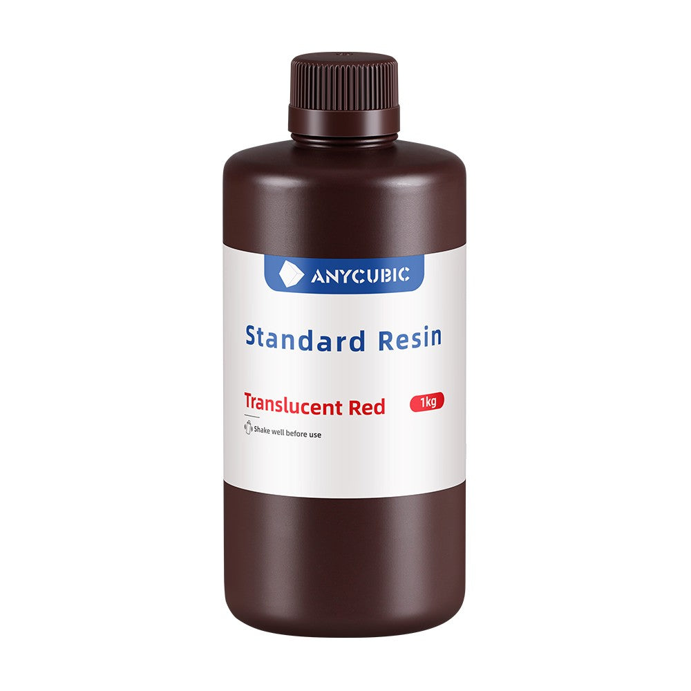 Resina Standard Anycubic 1Kg Rojo Translúcido