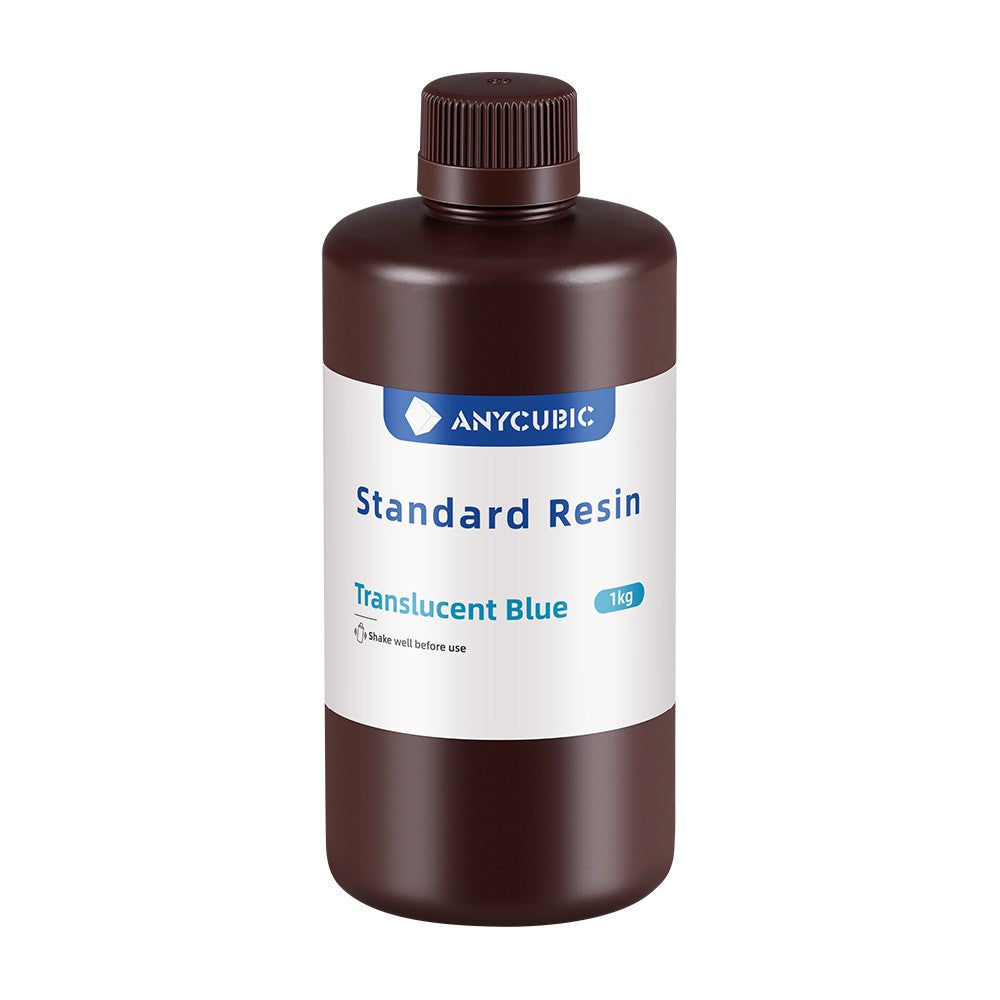 Resina Standard Anycubic 1Kg Azul Translúcido