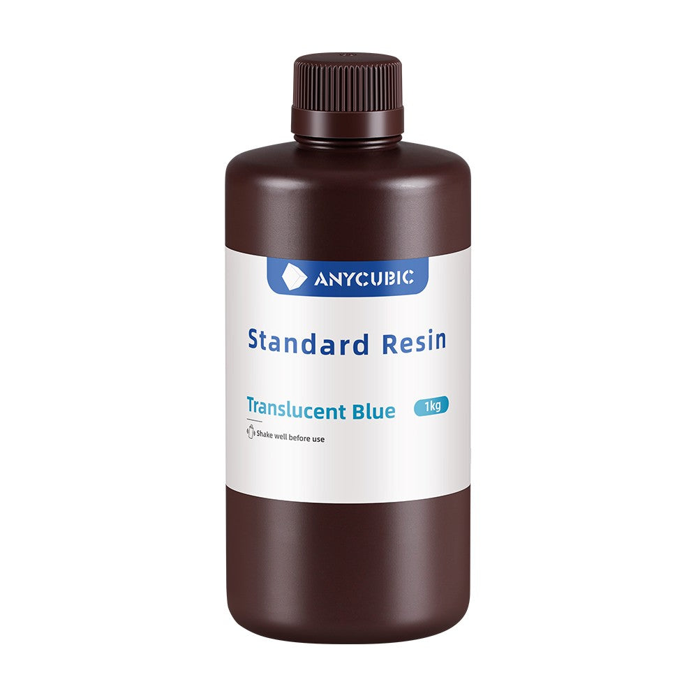 Resina Standard Anycubic 1Kg Azul Translúcido