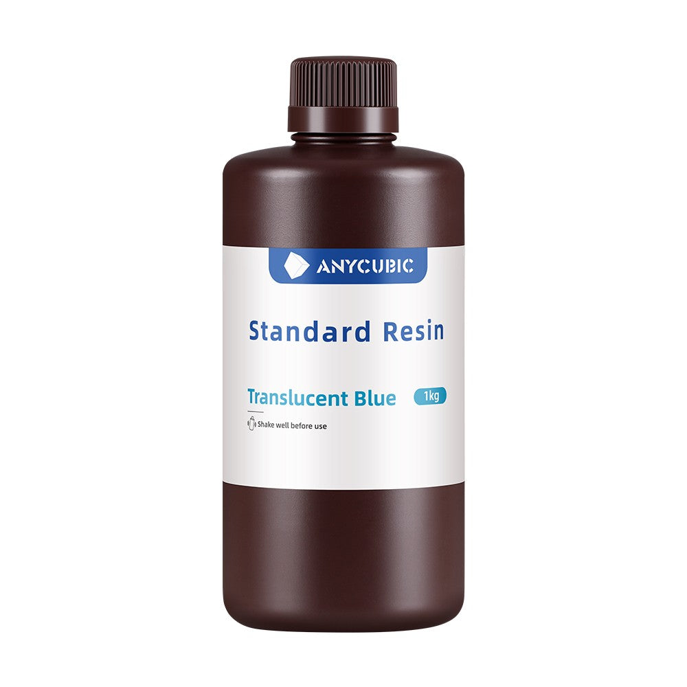 Resina Standard Anycubic 1Kg Azul Translúcido