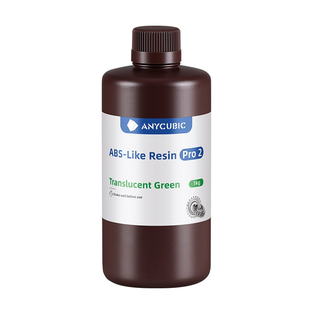 Resina Anycubic Impresora 3d Abs-like Pro 2 1kg verde traslucido