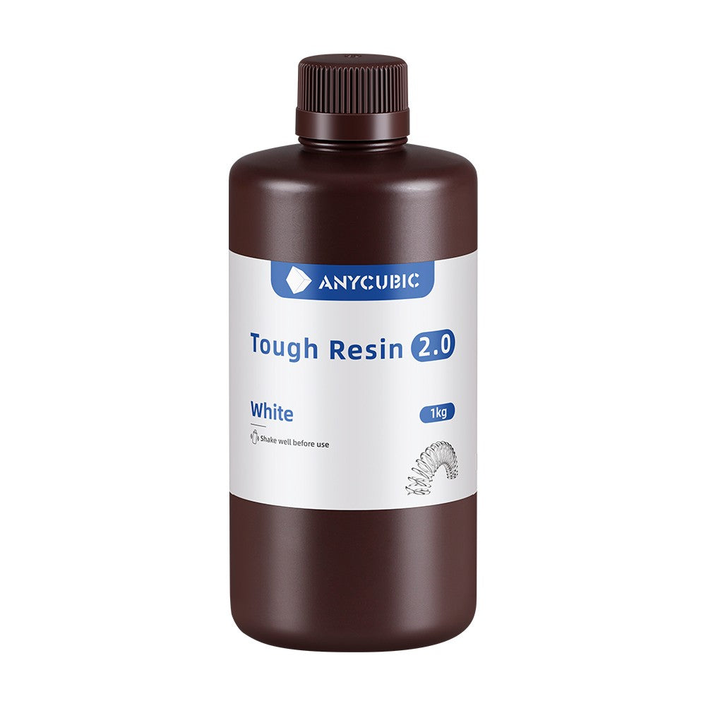 Resina Anycubic Impresora 3d Tough 2.0 1kg Blanco