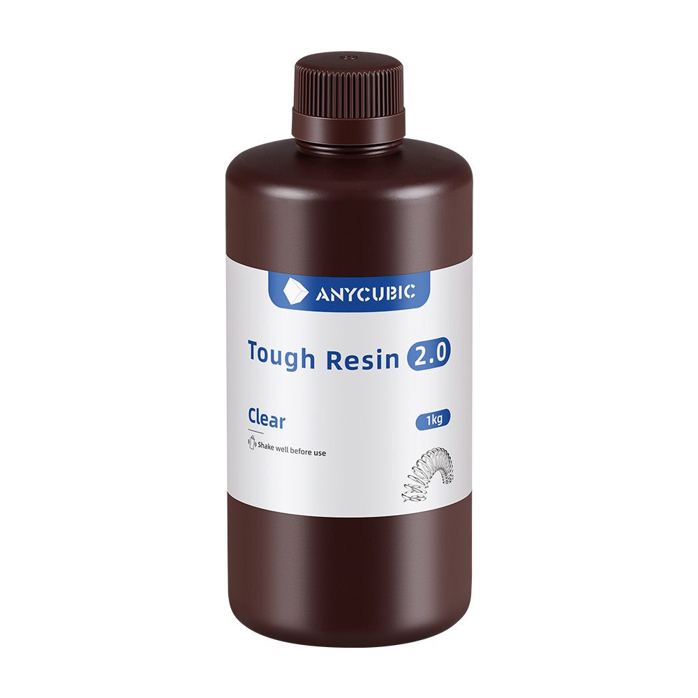 Resina Anycubic Impresora 3d Tough 2.0 1kg Trasparente