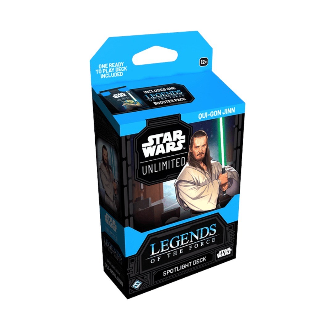StarWars™ Unlimited: Legends Of The Force - Qui-Gon Jinn - Mazo de Inicio - Ing