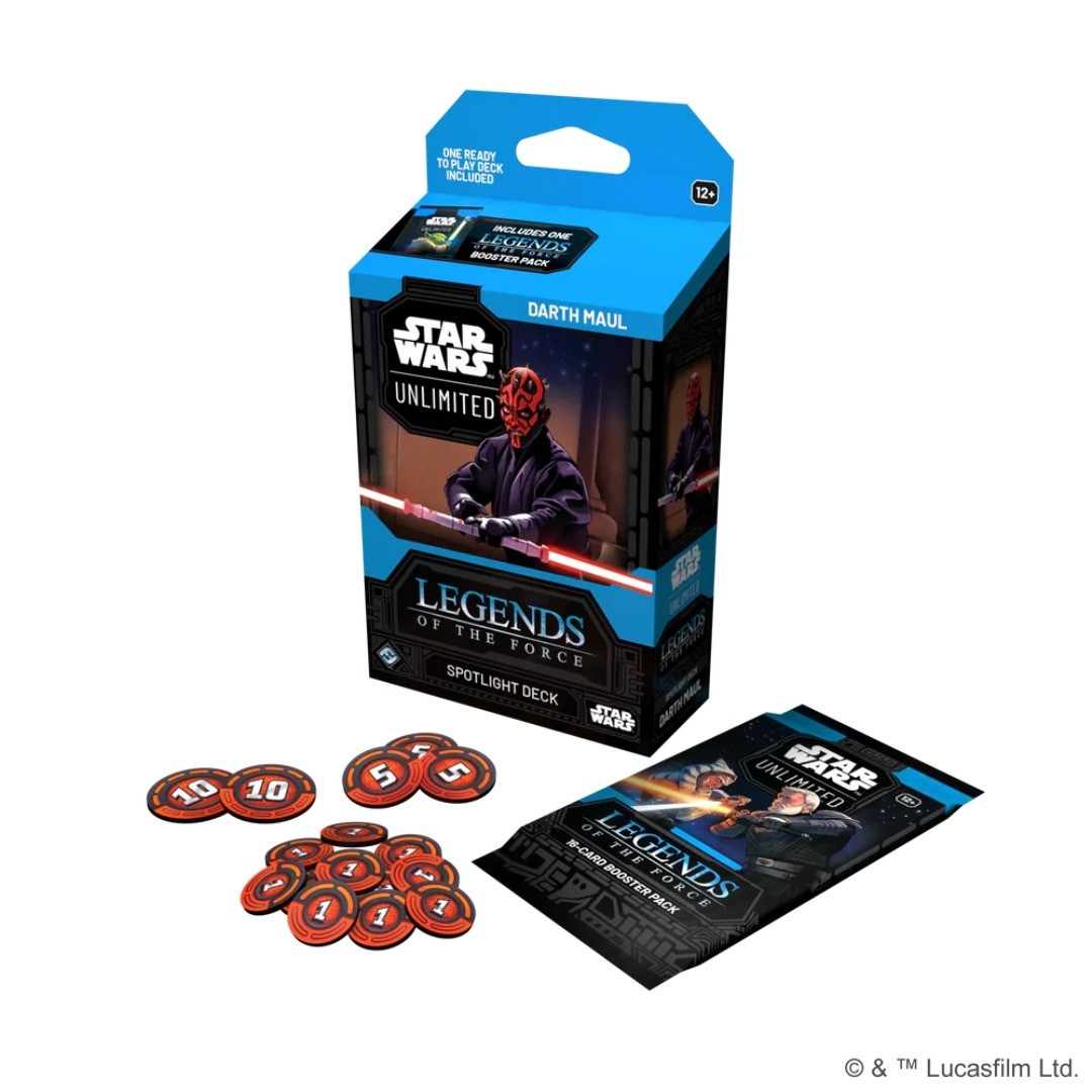 StarWars™ Unlimited: Legends Of The Force - Darth Maul - Mazo de Inicio - Ing