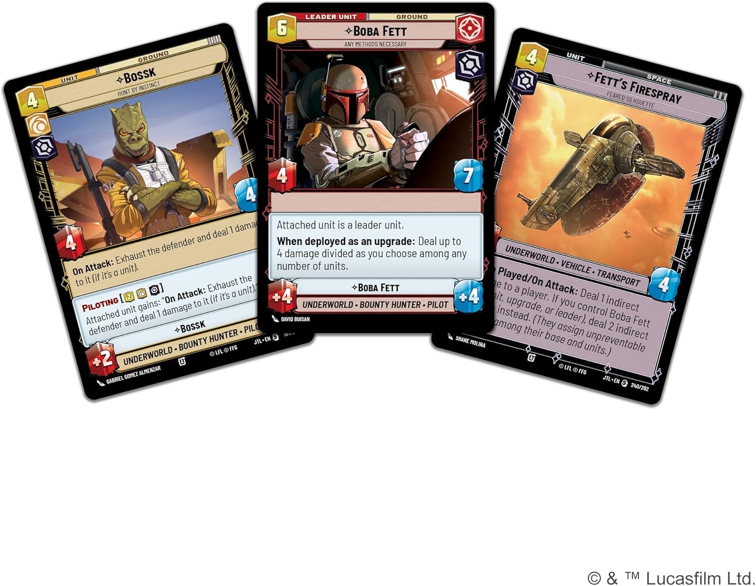 StarWars™ Unlimited: Salto A La Velocidad De La Luz - Boba Fett - Mazo de Inicio - Esp