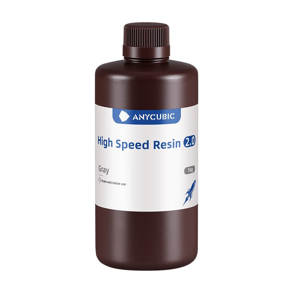 Resina Anycubic Para Impresora 3d High Speed 2.0 1kg Gris