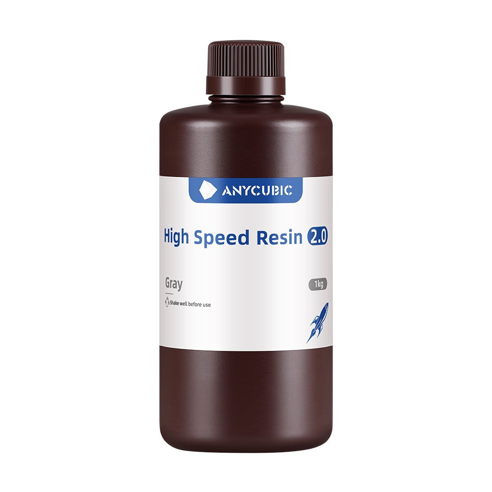 Resina Anycubic Para Impresora 3d High Speed 2.0 1kg Gris