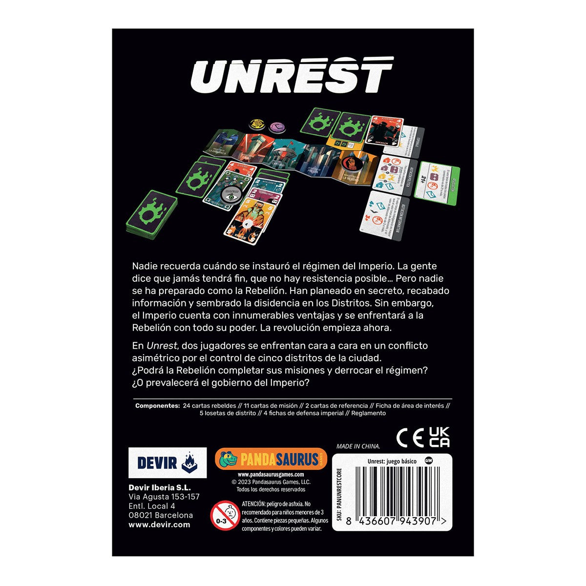 Unrest - Juego De Mesa