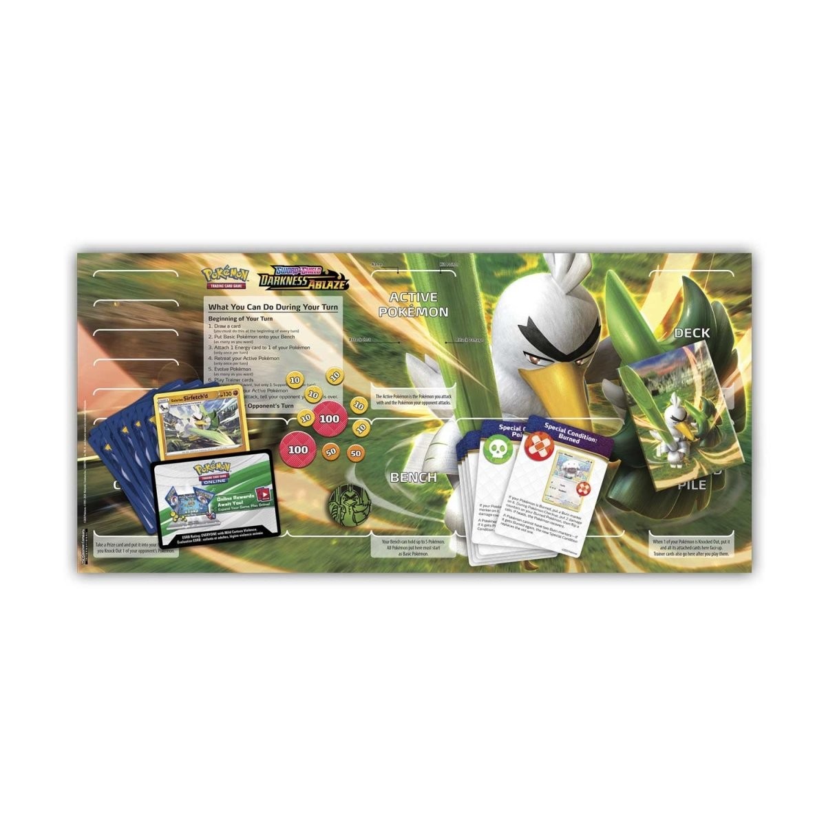 Pokémon: Theme Deck Galarian Sirfetch'd - Darkness Ablaze