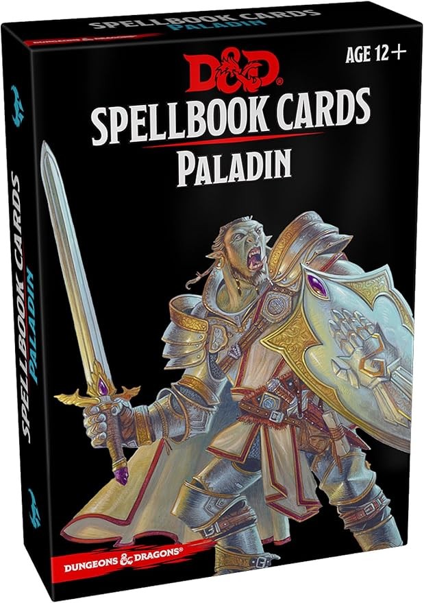 D&D Paladin / Spellbook Cards