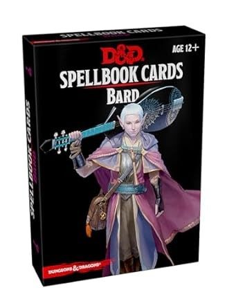 D&D Bard / Spellbook Cards
