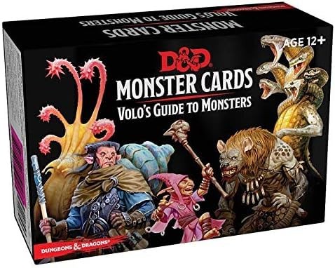 Dungeons & Dragons: Monster Cards. Volo's Guide to Monsters