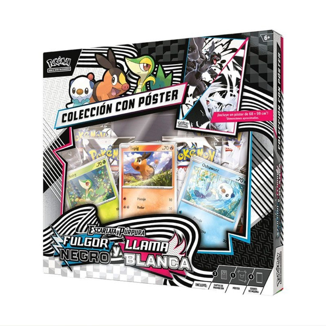 Pokémon: Fulgor Negro y Llama Blanca - Colección Con Póster