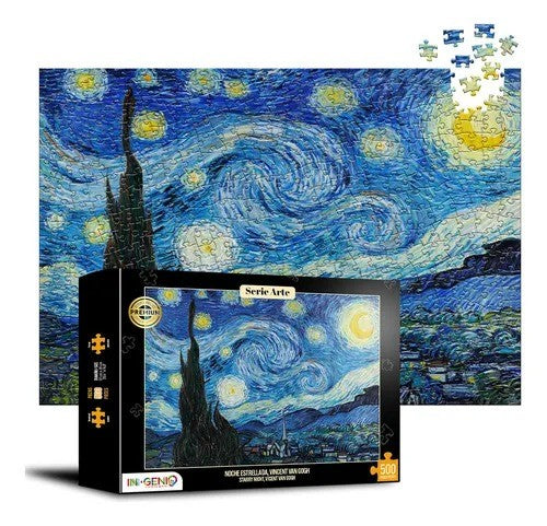 Rompecabezas Noche Estrellada Vincent Van Gogh - 500 Piezas