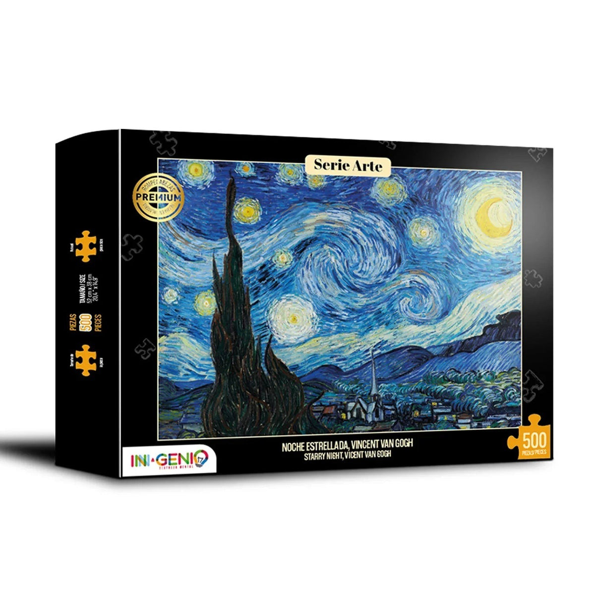 Rompecabezas Noche Estrellada Vincent Van Gogh - 500 Piezas