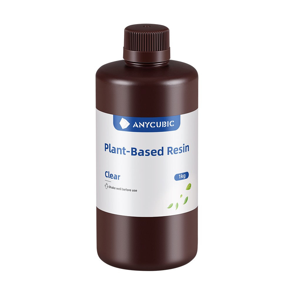 Resina Anycubic Plant-based Con Bajo Olor Ecologico 1kg Transparente