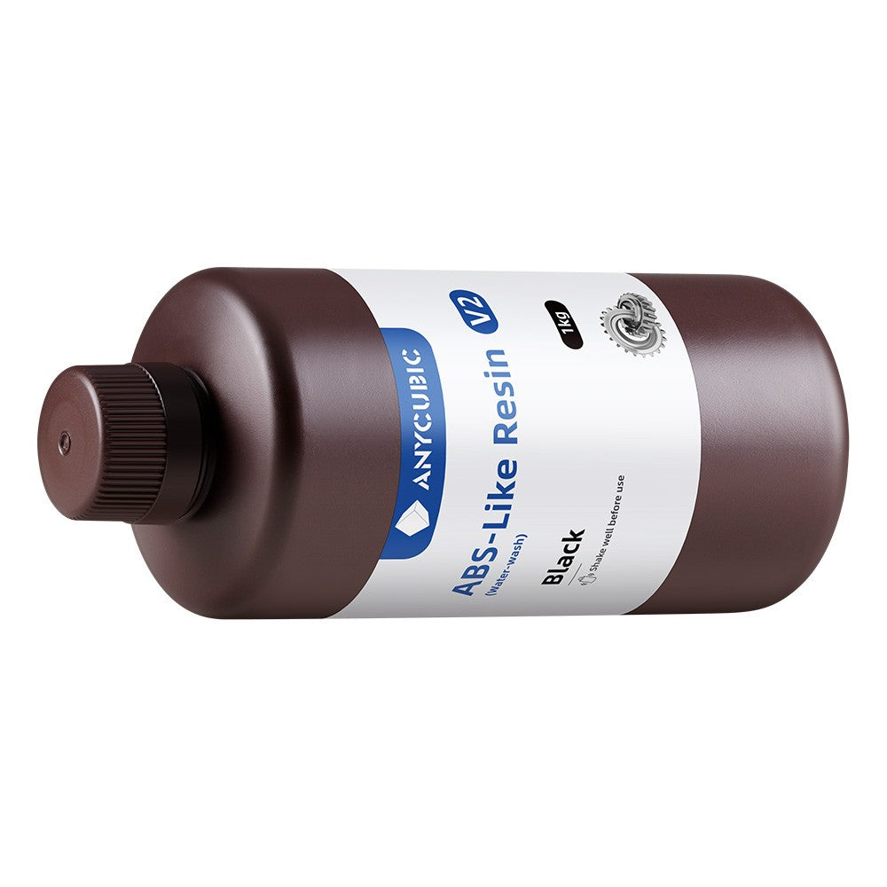 Anycubic Resina Abs-like V2 Lavable En Agua 1kg Negro