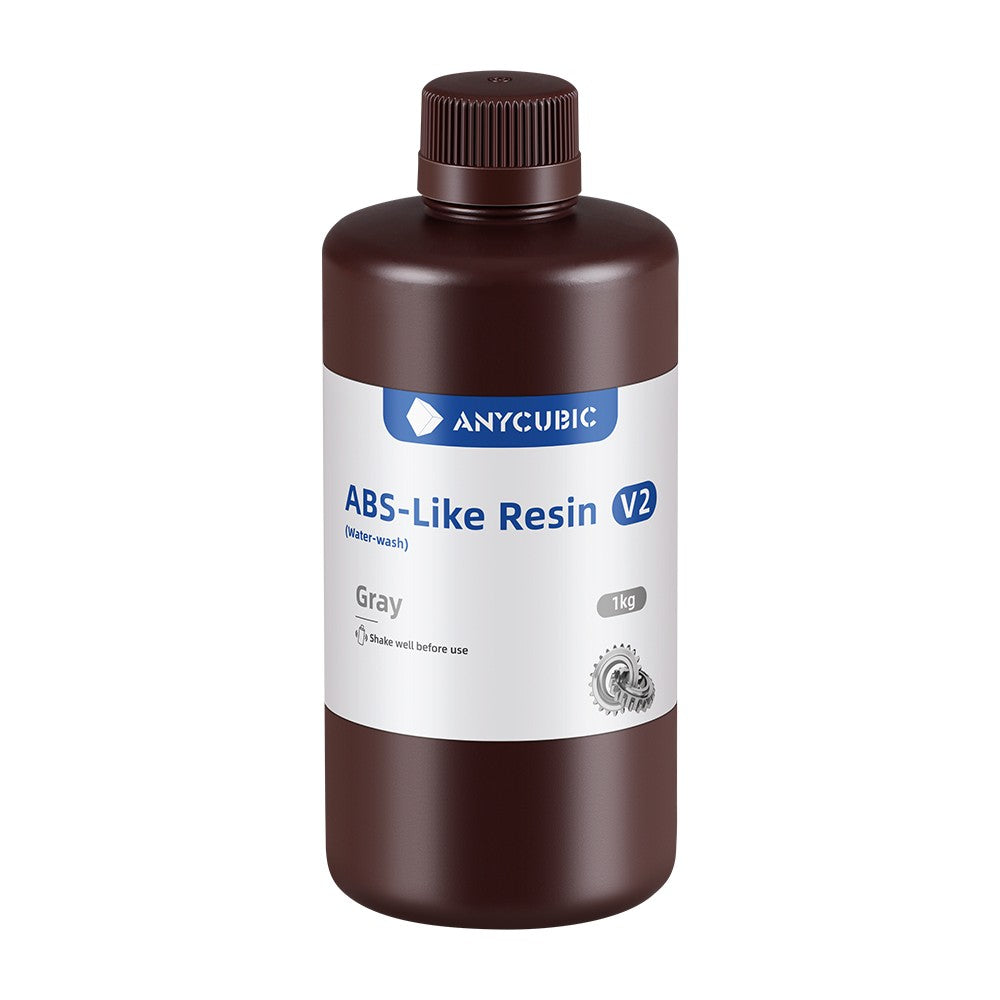 Resina Anycubic Abs-like V2 Lavable En Agua 1kg Gris
