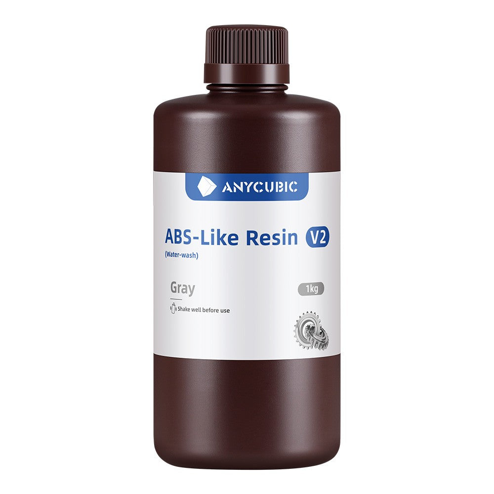 Resina Anycubic Abs-like V2 Lavable En Agua 1kg Gris