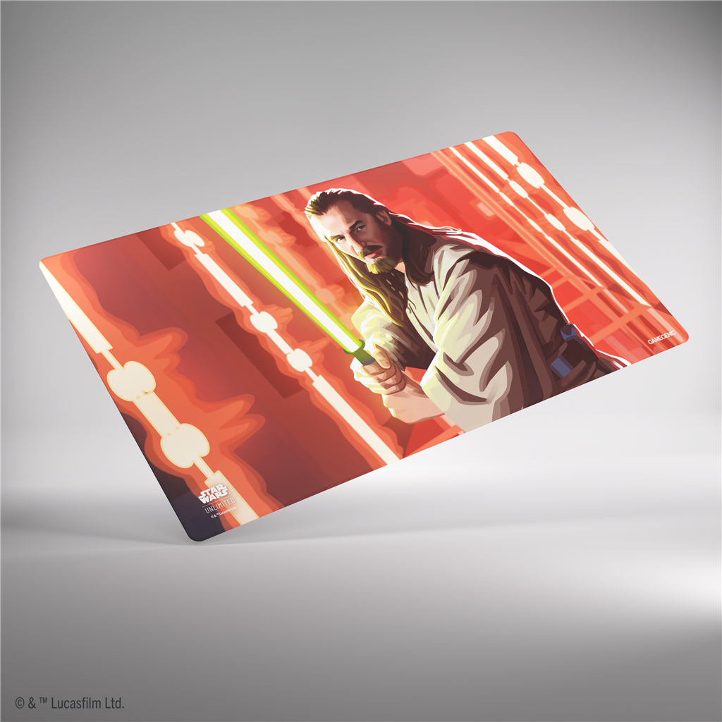 Tapete Playmat Starwars Unlimited Prime Set 5 Qui-Gon Jinn