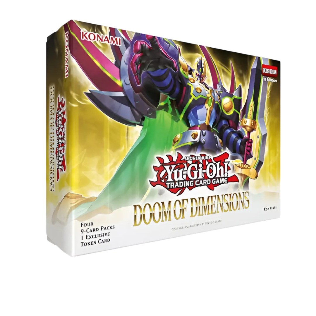 Yu-Gi-Oh! Doom Of Dimensions Token Box- x4 Sobres - Ing