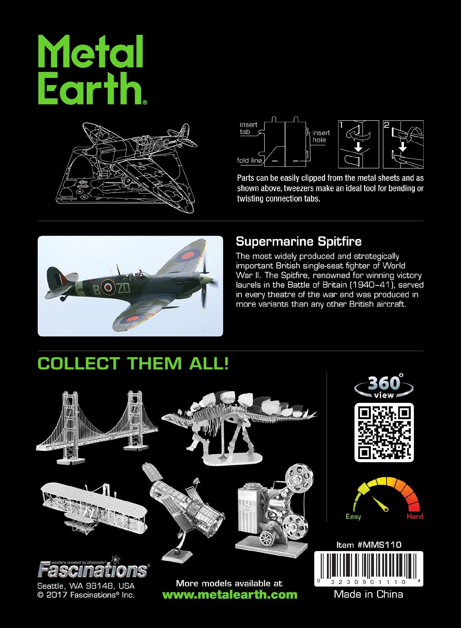 Avión Supermarine Spitfire - Para Armar