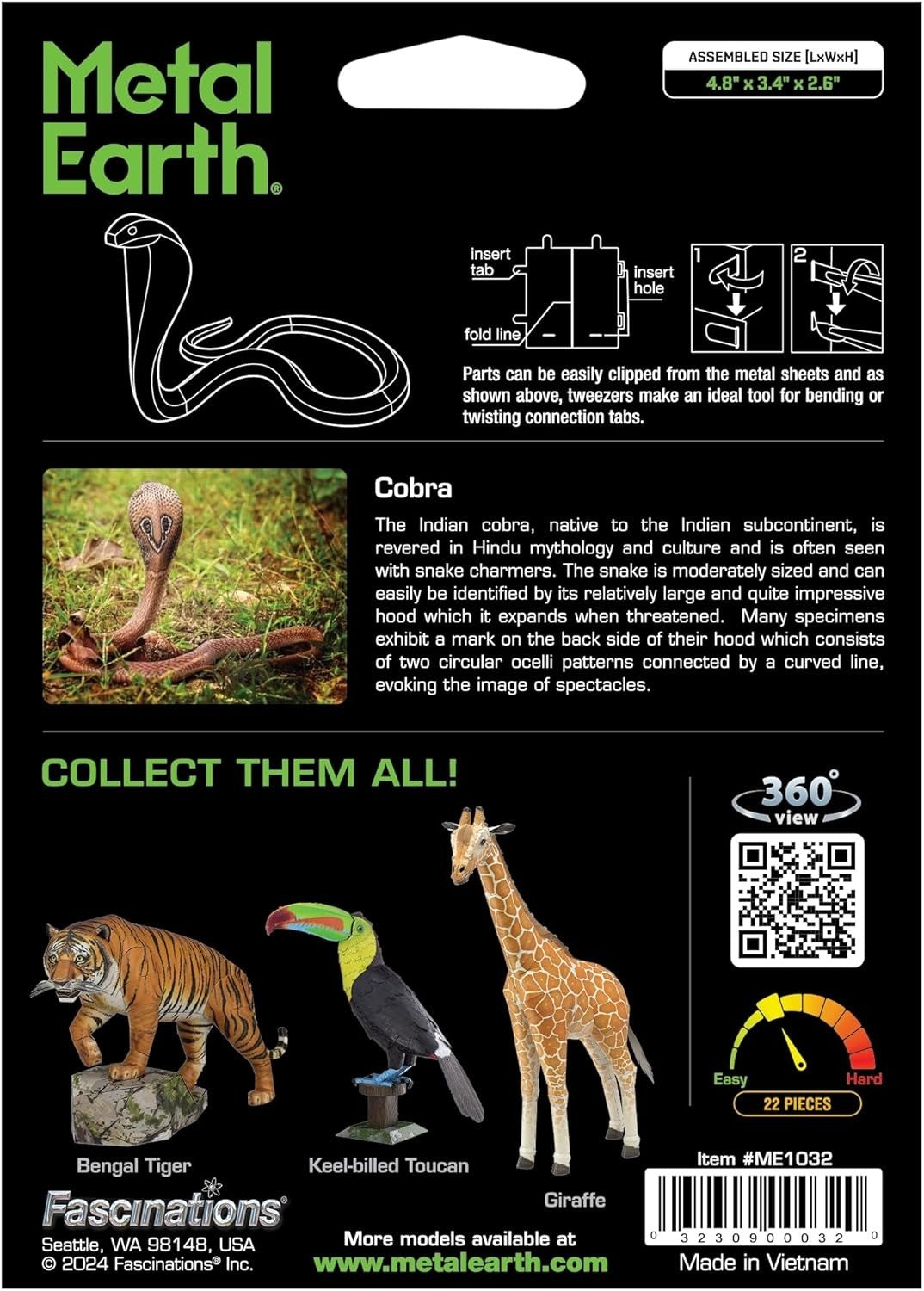 Serpiente Cobra - Para Armar