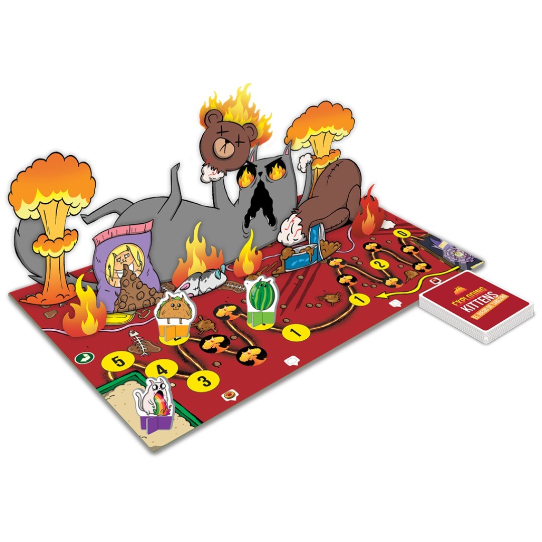 Exploding Kittens El Juego De Tablero - Ing