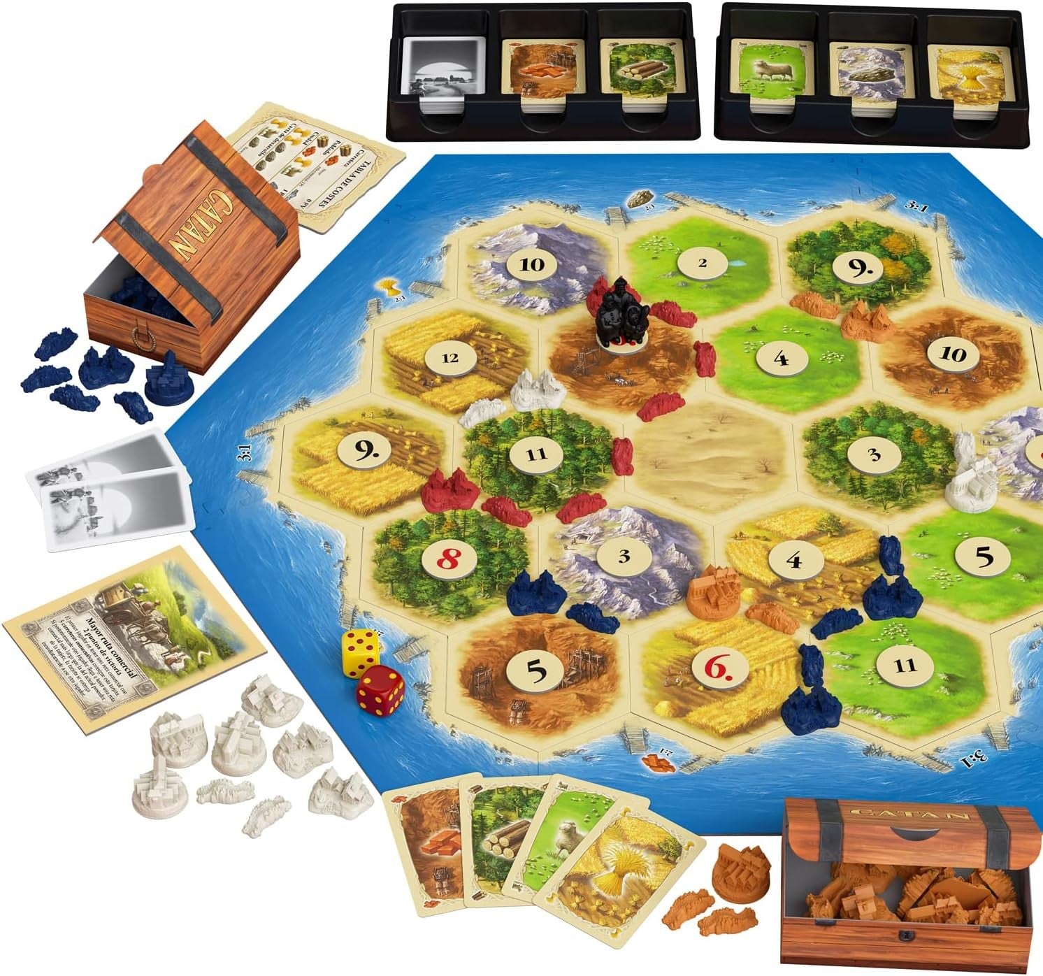 Catan Básico - Juego de Mesa Estrategico