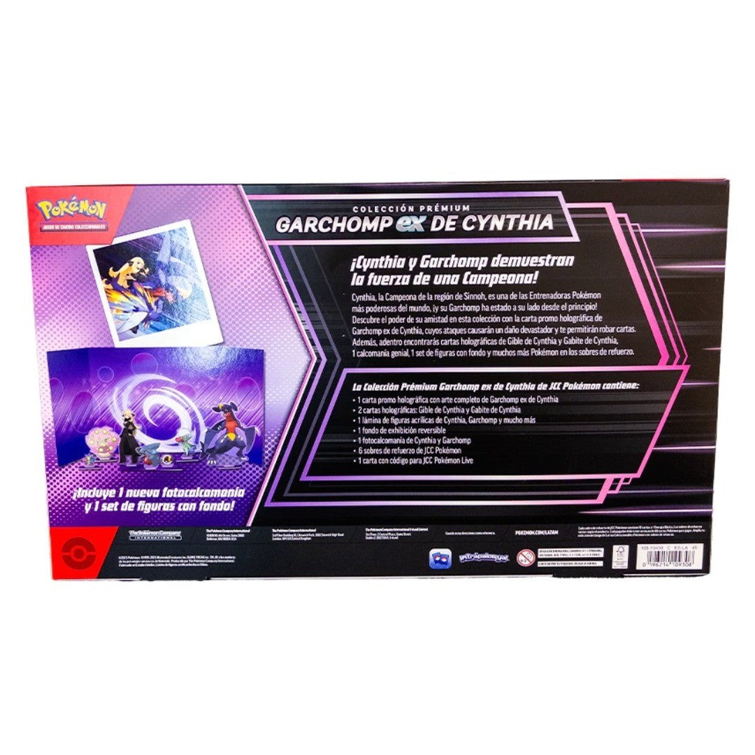 Pokémon: Colección Prémium Garchomp Ex De Cynthia - Esp