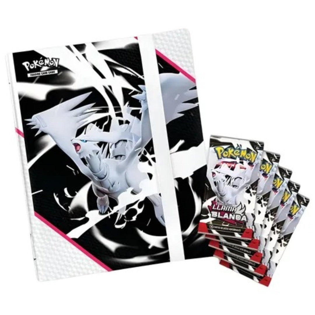 Pokémon: Carpeta Para Colecciones Escarlata y Purpura Llama Blanca - Esp