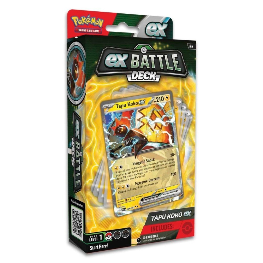 Pokémon - Baraja De Combate Ex - Tapu Koko Ex