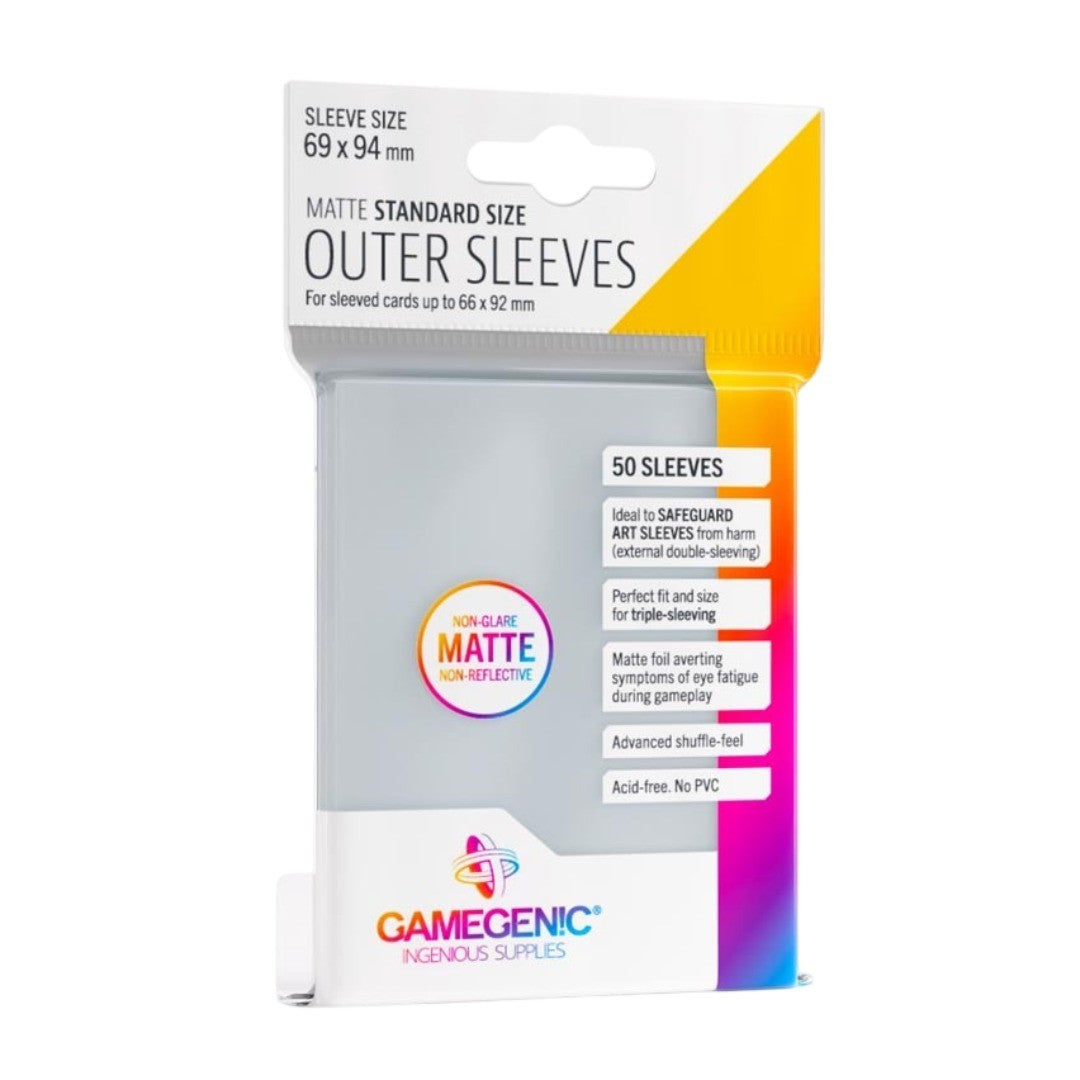 Fundas 69x94 mm - Standard Outer Sleeves x50 Matte - Transparente