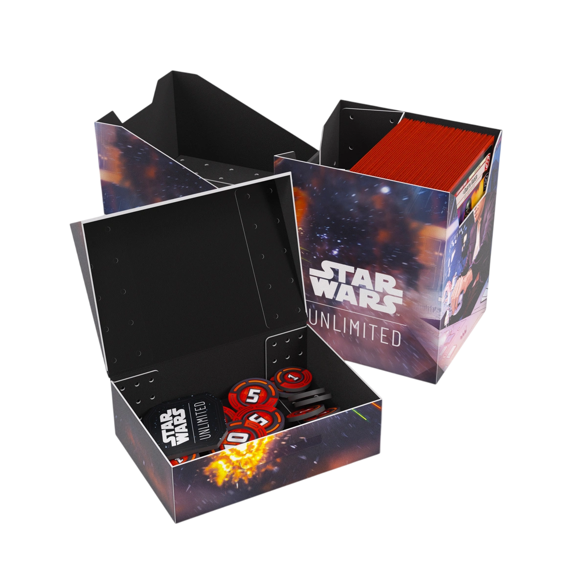 StarWars™ Unlimited: Deck Box - Soft Crate Han Solo / Halcón Milenario