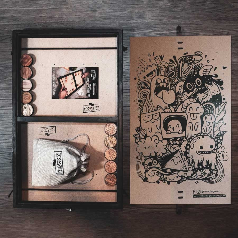 Krash Grande Doobles - Juego Mesa Artesanal