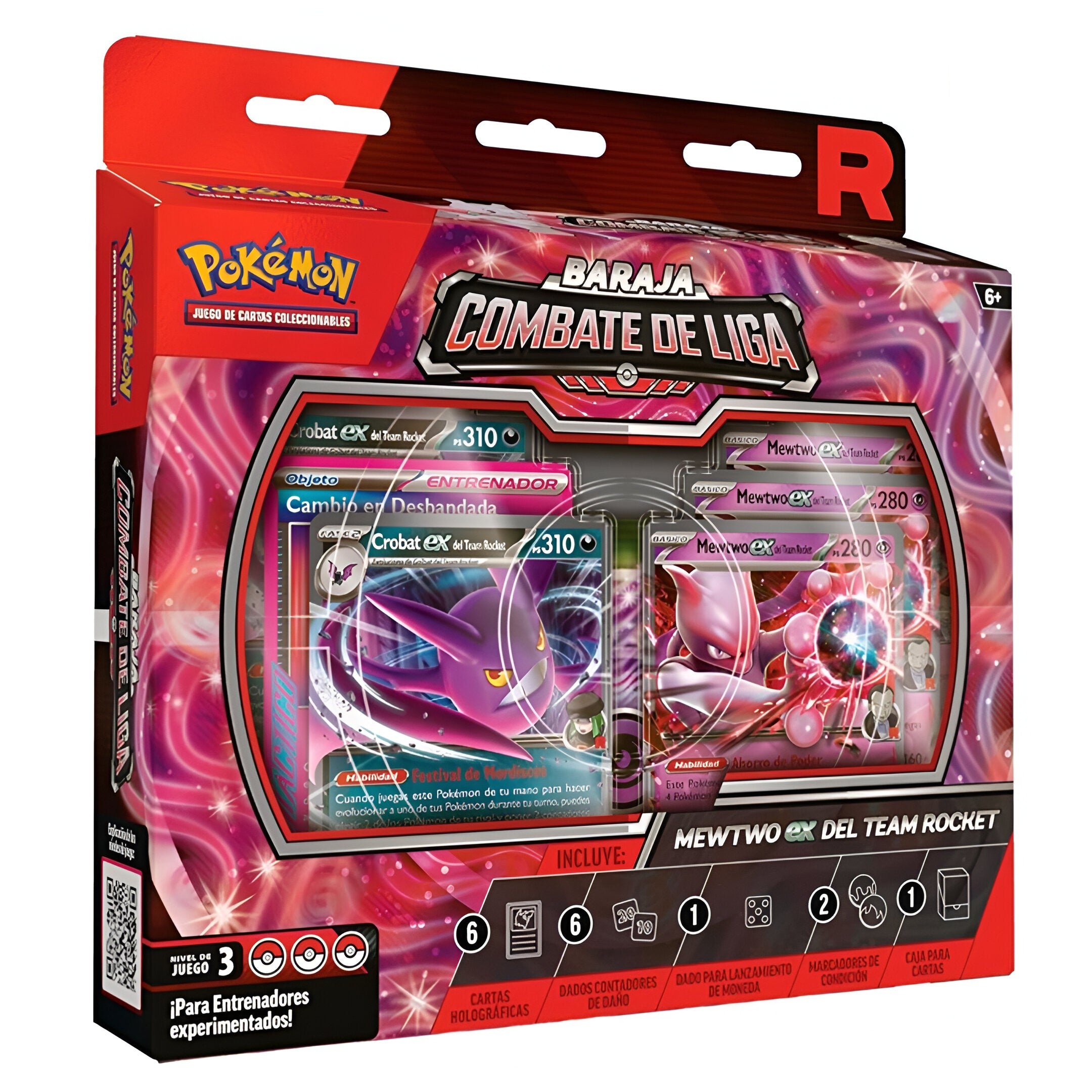 Pokémon: Mazo Combate De Liga Mewtwo Ex Del Equipo Rocket