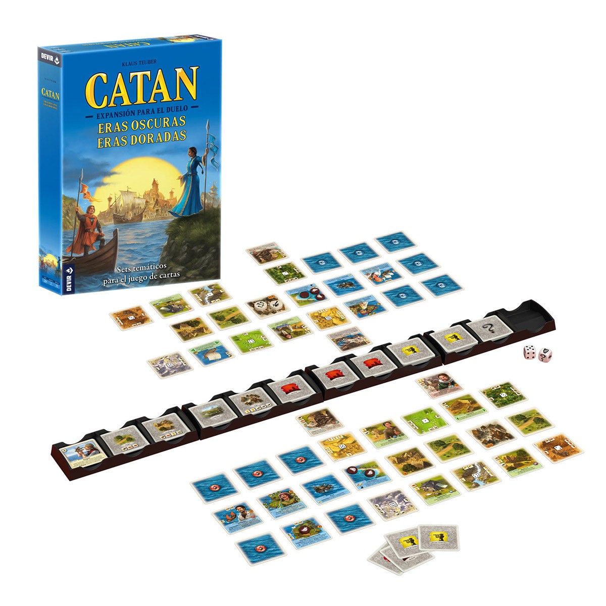 Catan: Eras Oscuras, Eras Doradas - Expansión Para El Duelo