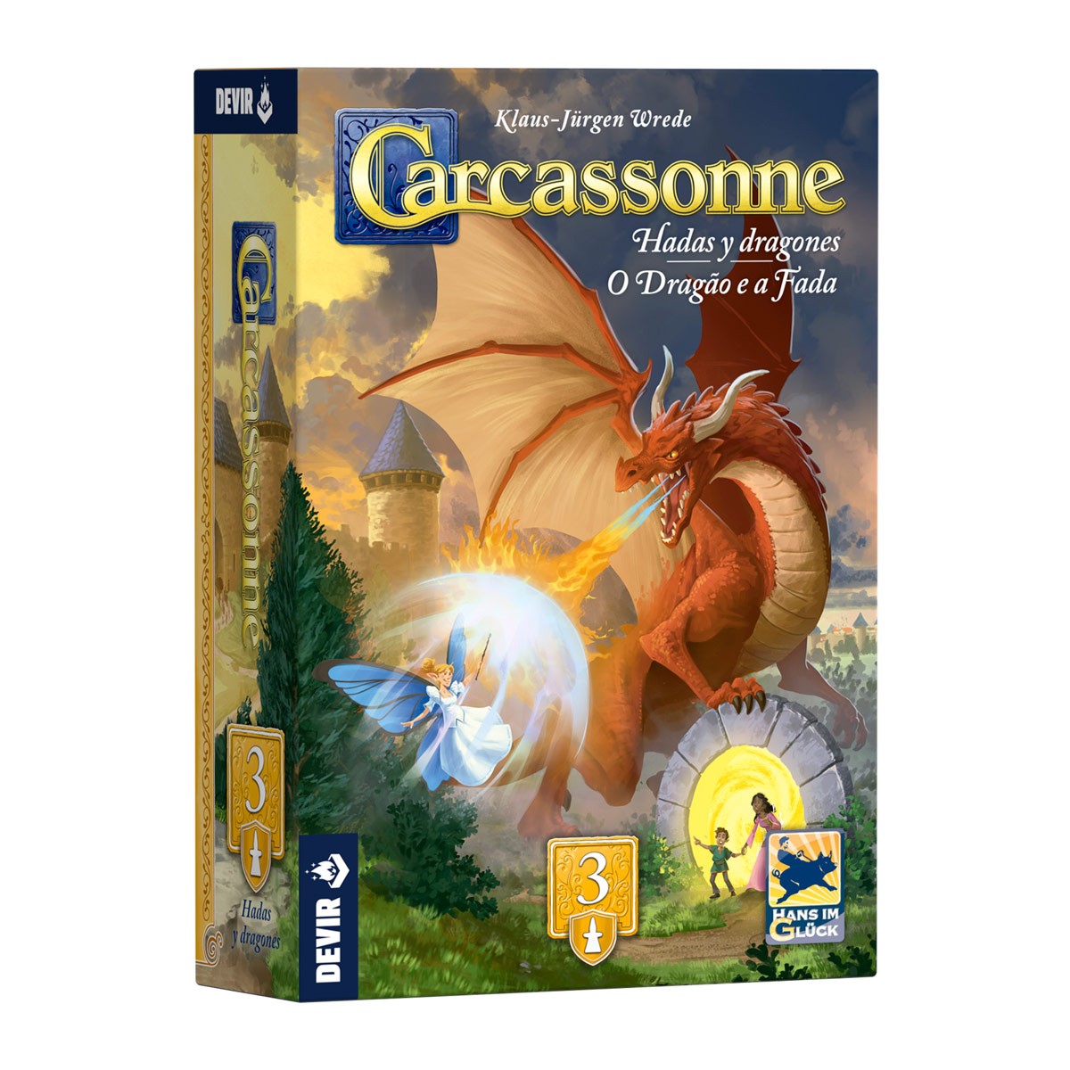 Carcassonne: Dragones y Hadas - Expansión 3