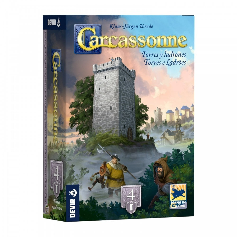 Carcassonne: Torres y Ladrones - Expansión 4