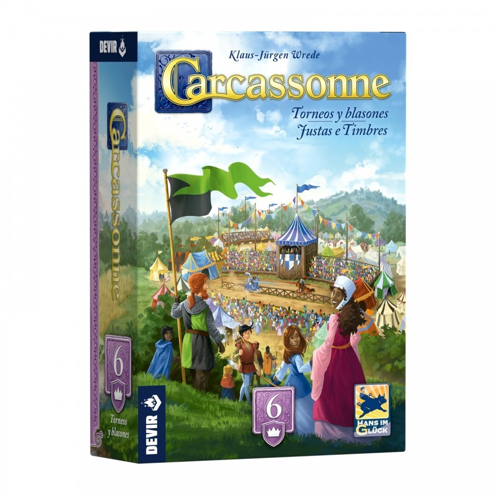 Carcassonne: Torneos Y Blasones - Expansión 6