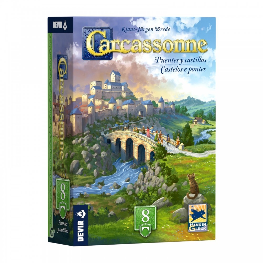 Carcassonne: Puentes Y Castillos - Expansión 8