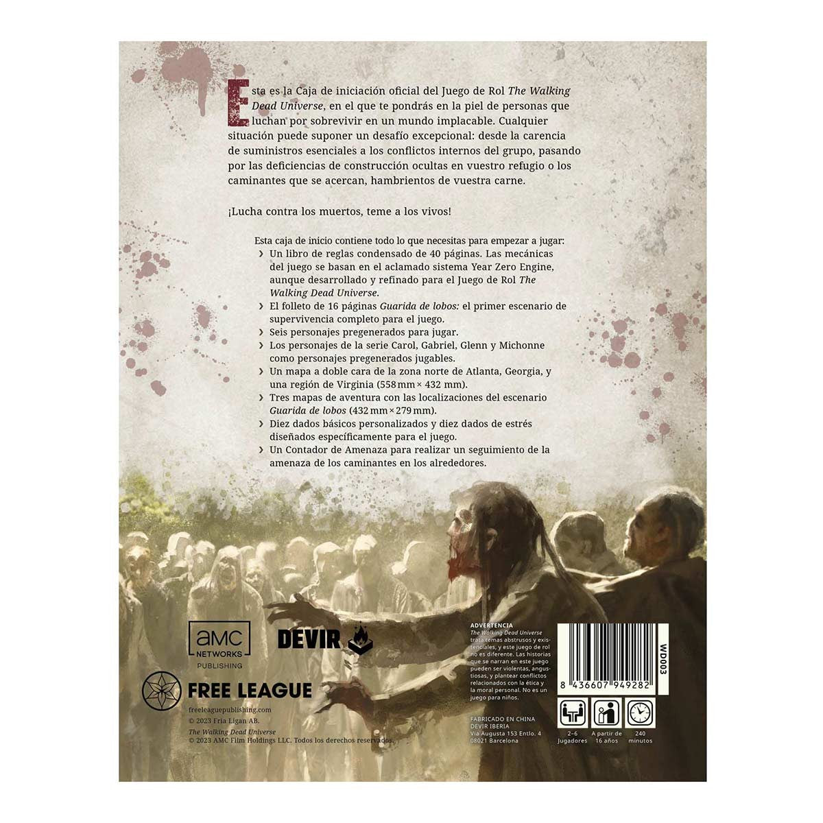 The Walking dead El Juego De Rol - Caja de inicio