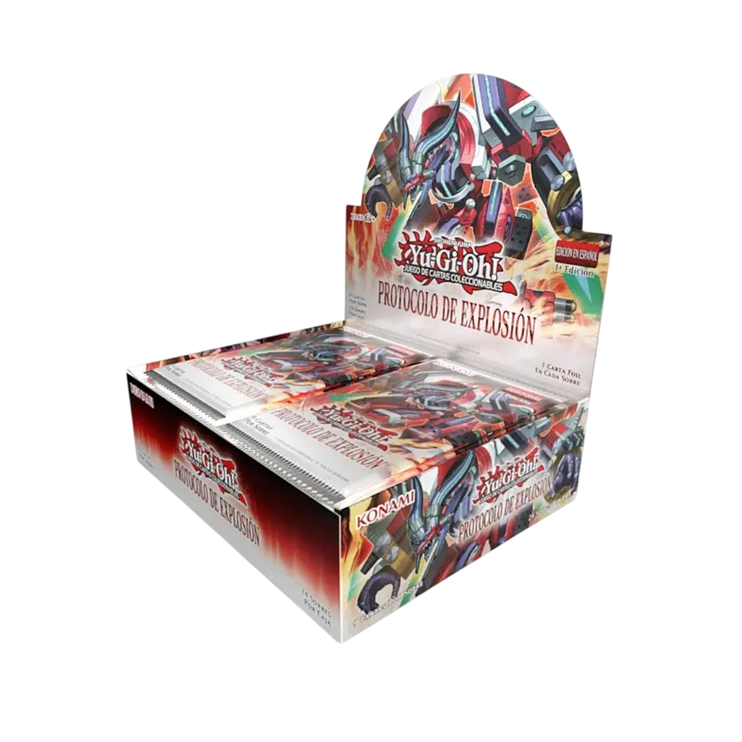 Yu-Gi-Oh! Protocolo De Explosión - Display X24 Sobres - Esp
