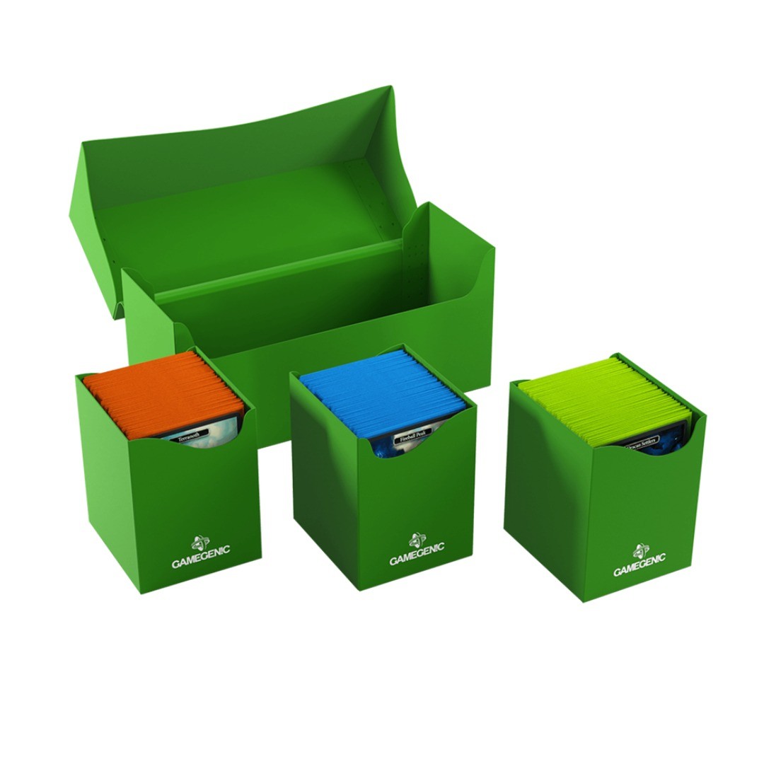 Caja Deck Holder Triple 300+ XL Verde