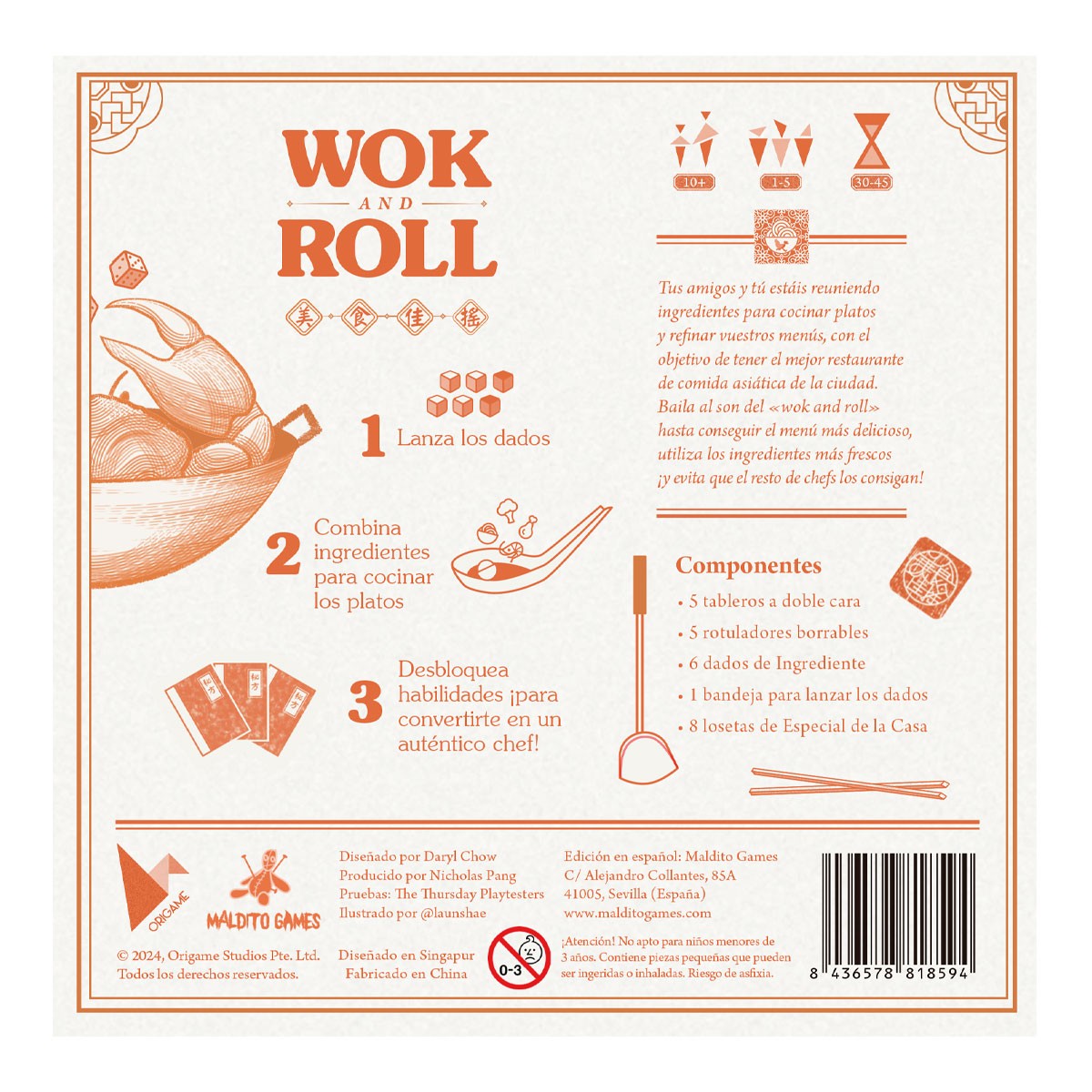 Wok and Roll Juego De Mesa