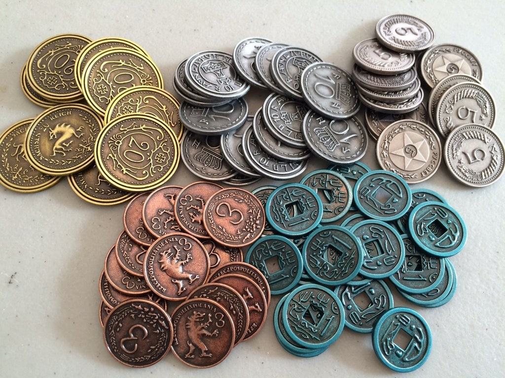 Scythe: Monedas Metalicas