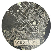Mapa Bogotá D.C - Rompecabezas Redondo en Madera 165 Piezas