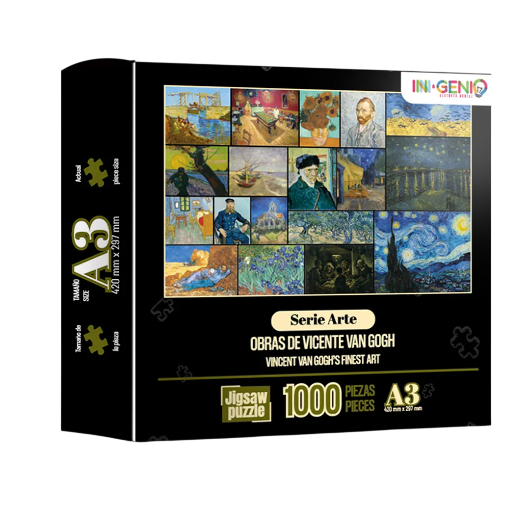 Rompecabezas Mini - Obras De Vicent Van Gogh - 1000 Piezas