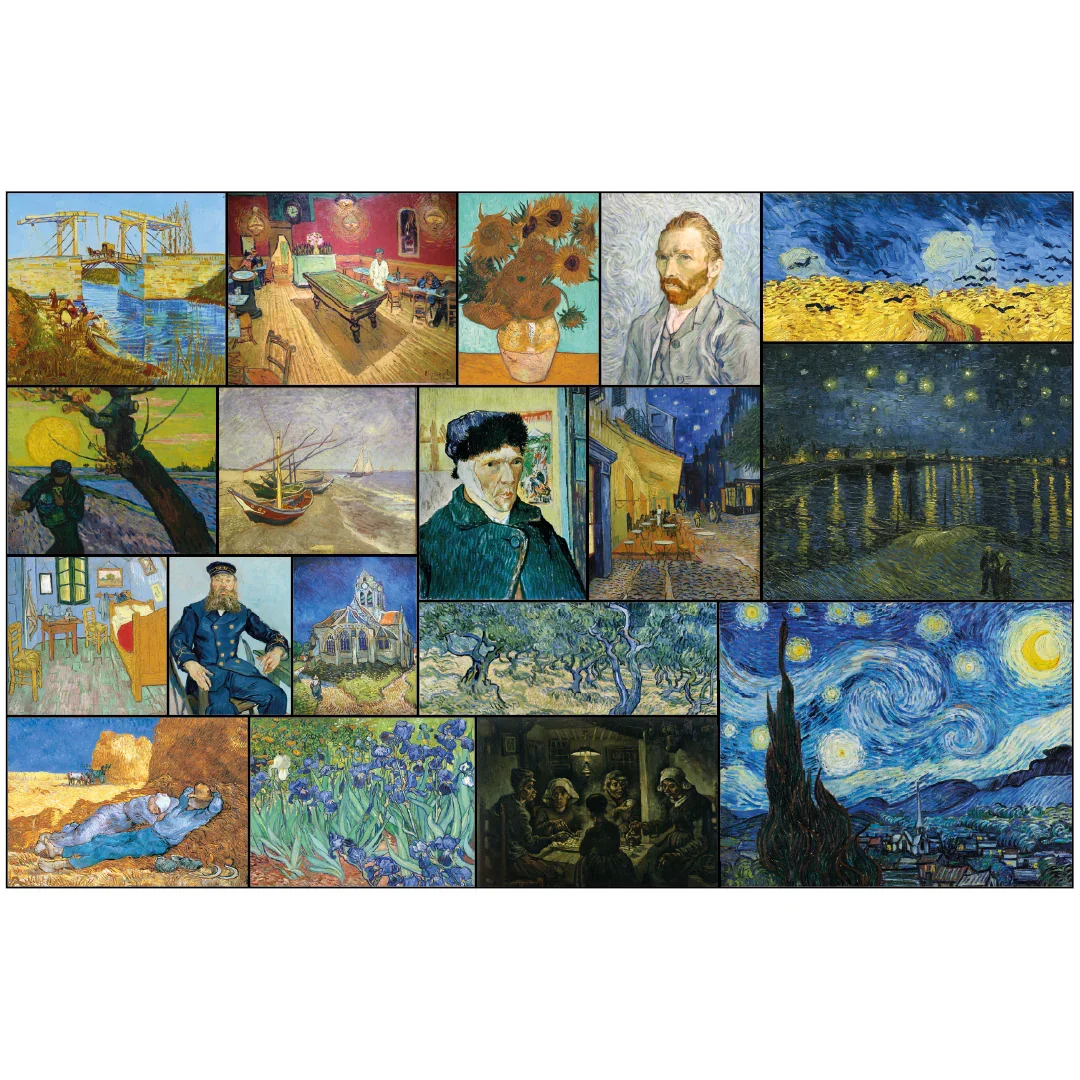 Rompecabezas Mini - Obras De Vicent Van Gogh - 1000 Piezas